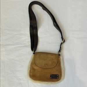 UGG Tan and Brown Crossbody Bag